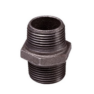 DUBBELE NIPPEL NR 280 ZWART 1/8