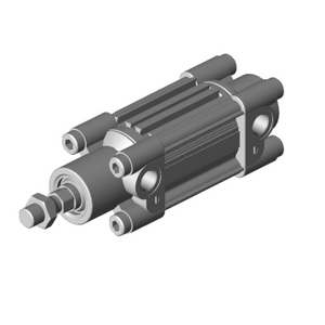 PISTON ROD CYLINDER, SERIES PRA, FUNCTIONAL PRINCIPLE DOUBLE-ACTING, PISTON DIAMETER 040, STROKE 002 0822351001