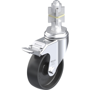 LKRA-POA 100G-11-FI-E17 Lenkrolle mit Stop-Fix und Expanderbefestigung