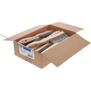 BROSSE MAIN P/SOUD. LG.295 3 RGS ACIER DROIT 0,35 MM (T=35MM)