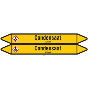 BRADY LEIDINGMERKER CONDENSAAT (52 X 450) CARD/ 2 MERKERS