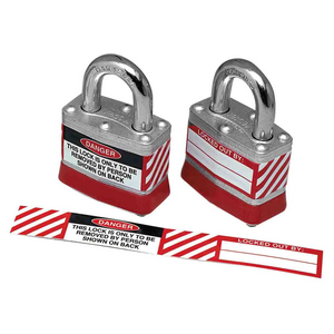 BRADY VINYLLABEL HANGSLOT DANGER LOCKED OUT 050280 (PK=6ST)