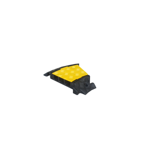 PASSE-CABLE EXTERIEUR 900X500X70 NOIR/JAUNE CAOUTCHOUC