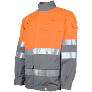 BLOUSON ATEX HV ORANGE GRIS T2 GAMME MULTIRISQUE ATEX HV T2
