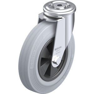 LER-VPP 200G-SG Lenkrolle spurlos grau
