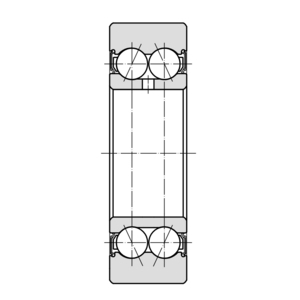 LZ3200B-2ZRSTN (NSK) Schrägkugellager zweireihig NSK