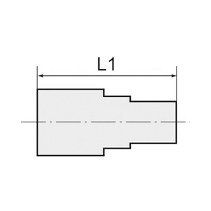 N 39 Gerade Einschraubverschr.R1/2 a., Rohr-Außen-Ø10, MS vern.