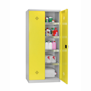 ARMOIRE HTE DE SURETE G/J-4 BAC RET GALV-90X44X198-CLE 2PTS