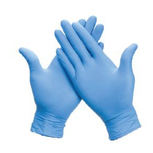 GUANTI CONF. DA 100 PEZZI NITRILE PROTECTIVE GLOVES POWDER FREE TG. M