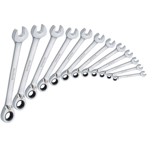 SET OF COMBINATION RATCHET WRENCHES