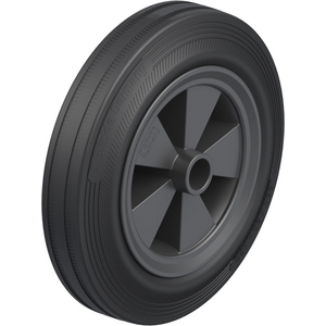 VPP 250/25-74G Rad mit Standard-Vollgummireifen, Kunststoff-Felge