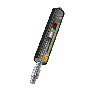 GZ-28-450-CC-1200N Industrie-Gaszugfeder, 28 Drm.,450 Hub