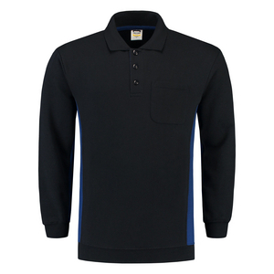 TRICORP POLOSWEATER BORSTZAK 302001 MAR/ROYAL BLAUW MT 7XL