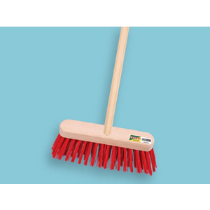 NYLON BEZEM 29 CM MET STEEL