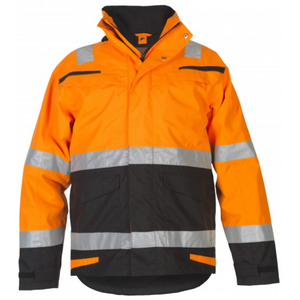 HYDROWEAR PARKA MULT MARCH 043750 FLUO OR/ZWART MT L
