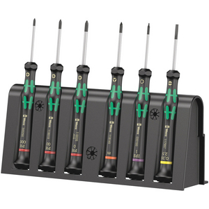 2050/6 JEU DE TOURNEVIS ELECTRONICIEN + RACK, 6 PIECES