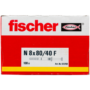 CHEVILLE CLOU NF 8X80/40 UE=100(BOITE) / PRIX DU CENT