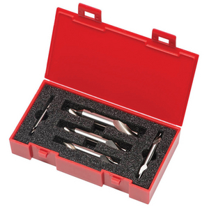 A296200 Zentrierbohrer-Satz HSS DIN 333A 60° blank 5teilig