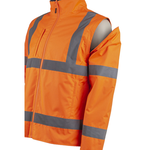VESTE SOFTSHELL KAZAN - TAILLE S COLORIS - ORANGE HV/MARINE