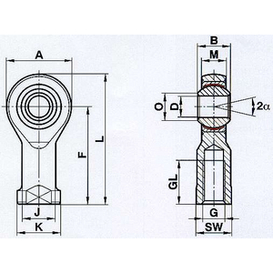 FLURO GIXSW 20 STANGKOP