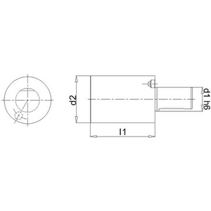 9325300010 VDI Zylinder Rohling A2 40x320mm FORTIS