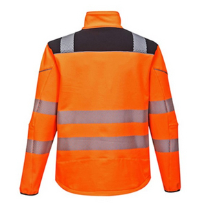 PORTWEST SOFTSHELL JACK PW3 T402 HI-VIS ORANJE/ZWART MT XXL