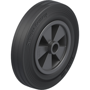 12872-RUOTA CON ANELLO IN GOMMA STANDARD, NUCLEO IN MATERIALE SINTETICO VPP 200/20G