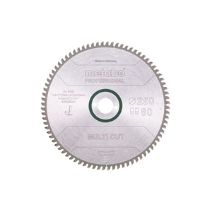 METABO CIRKELZAAGBLAD HW/CT 250X30, 80 FZ/TR 628088000