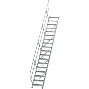 Aluminium-Treppe 45 Grad 18 Stufen B 1000 mm Rubix-DE - ref. 3210034680 ...