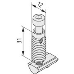 0.0.388.08 Automatik-Verbindungssatz 8 verzinkt