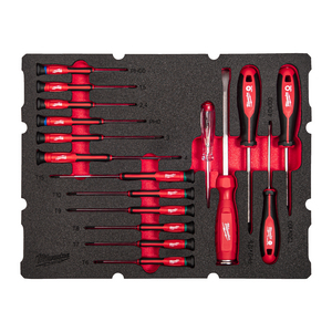 MILWAUKEE FOAM INLAY PACKOUT MET PRECISIE S/D SET (17DLG)