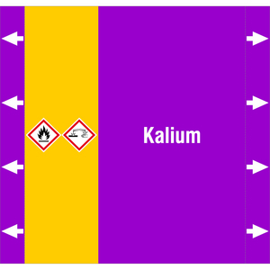 BRADY LEIDINGMERKER 220X210 KALIUM