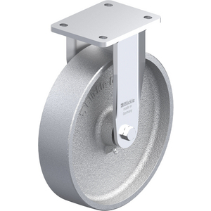 ROULETTE FIXE 1200KG D.250MM AC FONTE 60MM MOY LISSE