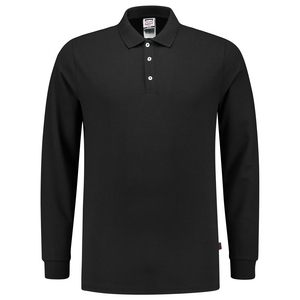 TRICORP POLOSHIRT LM FIT 210GR 201017 ZWART MT XXL