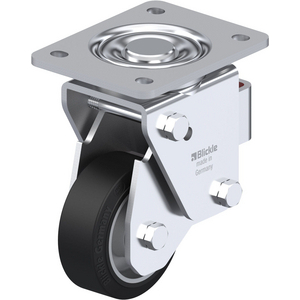 ROULETTE PIVOT. 180KG D.100MM AC BAND.CAOUT 40MM MOY BILLE