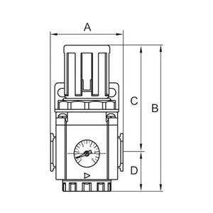 GR 55 Druckregler »G«, inkl. Manometer, BG 600, G 1, 0,5 - 9 bar