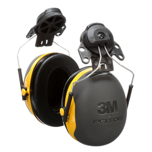 PELTOR CUFFIE AURICOLARI, 30 DB, GIALLO, ATTACCO PER ELMETTO, X2P3 7000103990