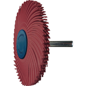 9718090220 Radialschl.Schaftb. Ø 76x6,4mm A220 rotbr. Typ TC, S6x40mm