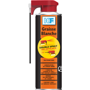 GRAISSE BLANCHE MULTIFONCTIONS DOUBLE SPRAY 500 ML