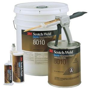 COLLE ACRYLIQUE 3M SCOTCH-WELD DP8010, BLEU, 490 ML