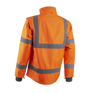 VESTE SOFTSHELL KAZAN - TAILLE S COLORIS - ORANGE HV/MARINE