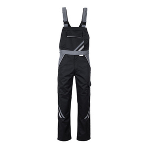 HERREN LATZHOSE HIGHLINE SW/SCH/ZINK 98 PP608413698, 65% Polyester und 35 % Baumwolle, 285 gr/m²
