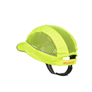 CASQUETTE AIR STREAM JAUNE FLUO VISIERE 3CM