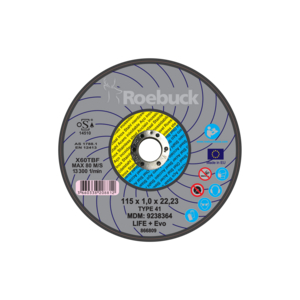 "LIFE + EVO" CUTTING DISCSTAINLESS STEEL- METAL Diameter mm 115