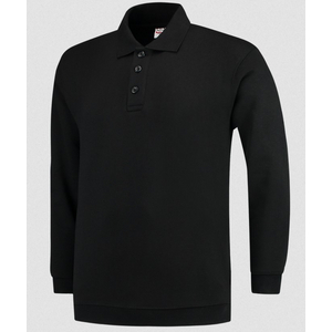 FACTA CONSTR TRICORP POLOSWEATER BOORD 301005 ZWART MT 4XL