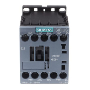 SIEMENS HULPRELAIS 2 NO + 2 NC, DC 24V3RH2122-1BB40