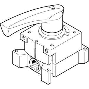 DISTRIBUTEUR A POIGNEE V HER-H-B4 43E-N12