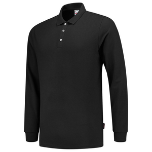 TRICORP POLOSHIRT LM FIT 210GR 201017 ZWART MT XXL