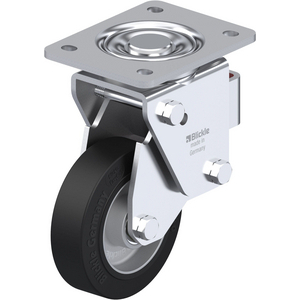 ROULETTE PIVOT. 250KG D.125MM AC BAND.CAOUT 40MM MOY BILLE