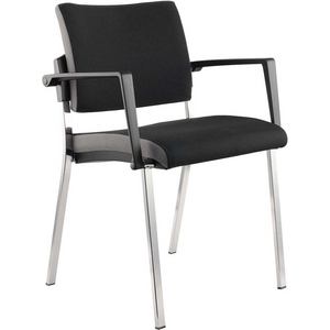 3610003460 Besucherstuhl Premium sw 2 Stühle Set